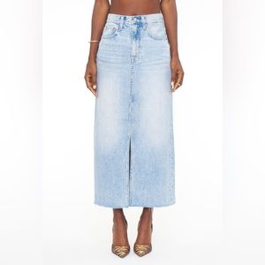 Pistola Denim Midi Skirt